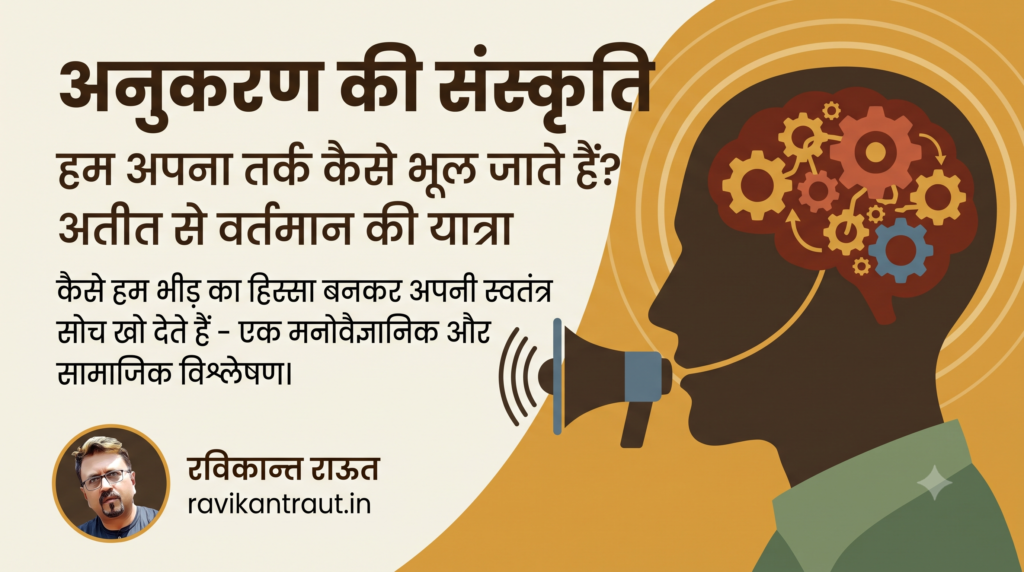 अंध-भक्ति — अनुकरण की संस्कृति : अतीत से वर्तमान की यात्रा