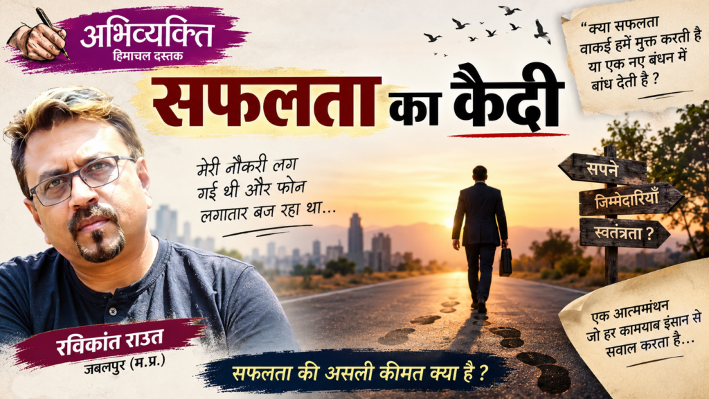 सफलता का कैदी - रविकान्त राऊत की कहानी का आवरण चित्र