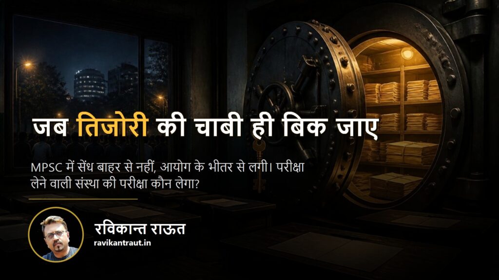 पेपर लीक — जब तिजोरी की चाबी ही बिक जाए